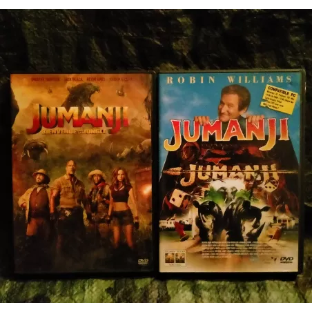 Jumanji + Jumanji : bienvenue dans la jungle - Pack 2 Films DVD Robin Williams