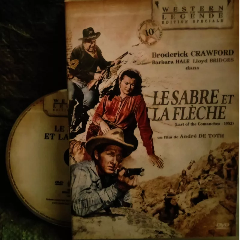 Le sabre et la flèche - André de Toth - Broderick Crawford  Film DVD 1953