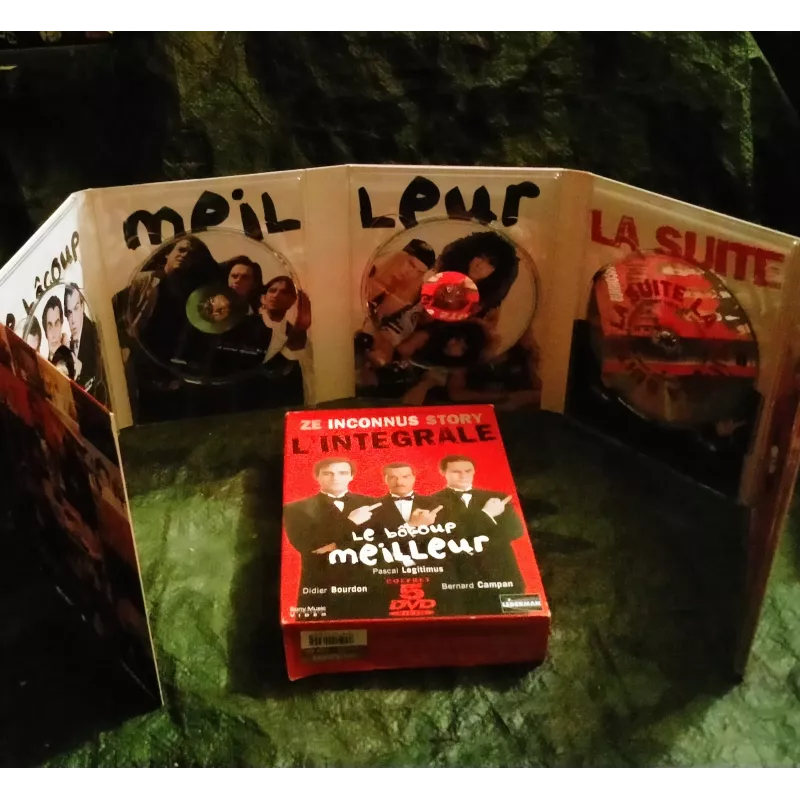 Ze Inconnus Story l'intégrale Coffret 5 DVD - Didier Bourdon - Bernard Campan - Pascal Légitimus