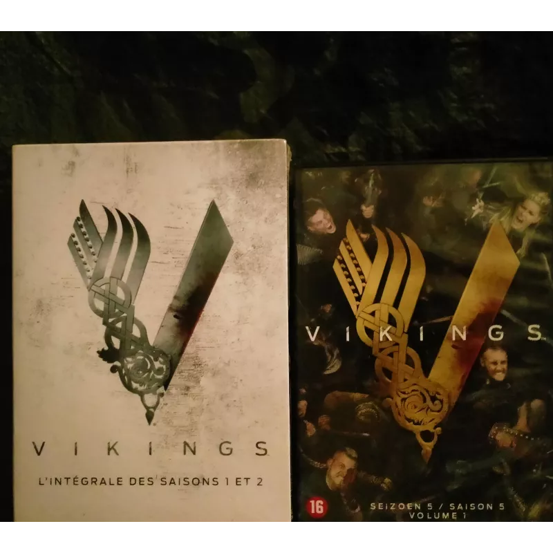 Vikings Saison 1 - 2 - 5 Volume 1 - Pack 2 Coffrets 9 DVD