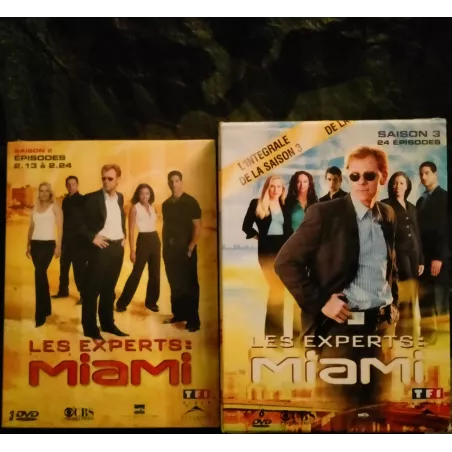 Les Experts : Miami Saisons 2 et 3 - Pack 2 Coffrets 9 DVD