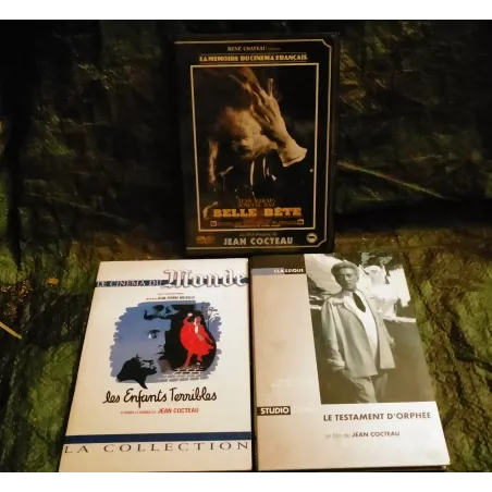 Le Testament d'Orphée
La belle et la bête
Les enfants terribles
Pack 3 Films DVD