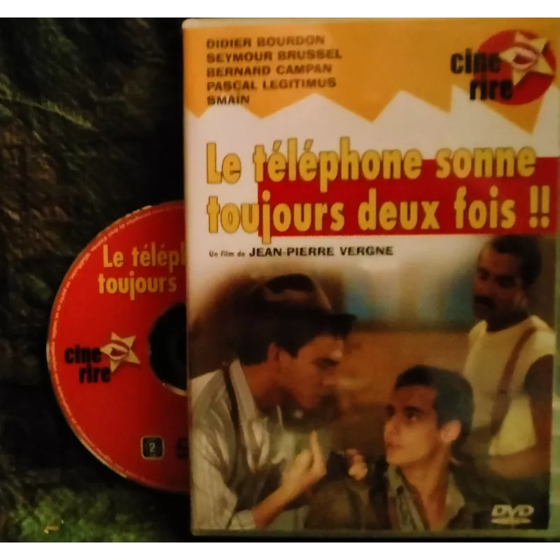DVD Le téléphone sonne toujours deux fois - Bourdon Campan Légitimus Smaïn Brialy Reno Yanne Galabru Film 1985