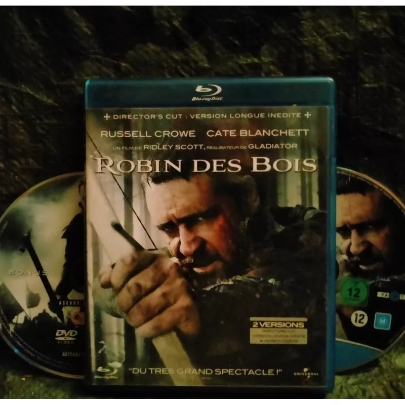 Robin des Bois - Ridley Scott -Russell Crowe - Cate Blanchett  Film Blu-ray 2010