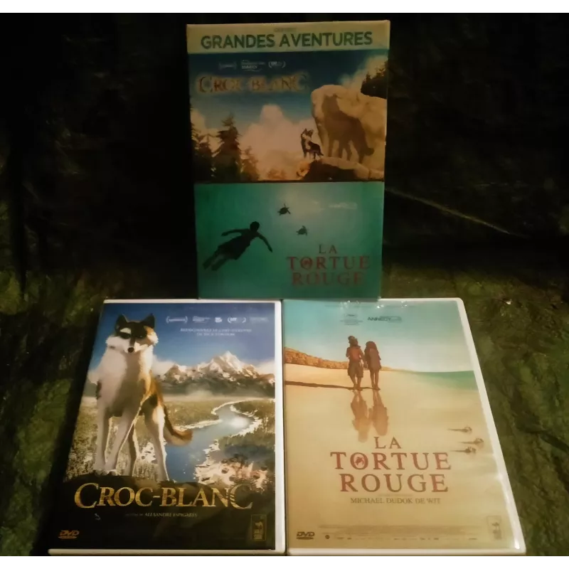 La tortue rouge + Croc-Blanc - Coffret 2 Films DVD Animation Ghibli