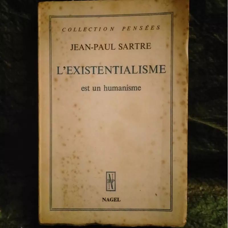 L'existentialisme est un humanisme - Jean-Paul Sartre  Livre
