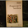 Propos sur le bonheur - Alain Livre