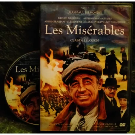 Les Misérables - Claude Lelouch - Jean-Paul Belmondo - Michel Boujenah - Annie Girardot  Film DVD 1995