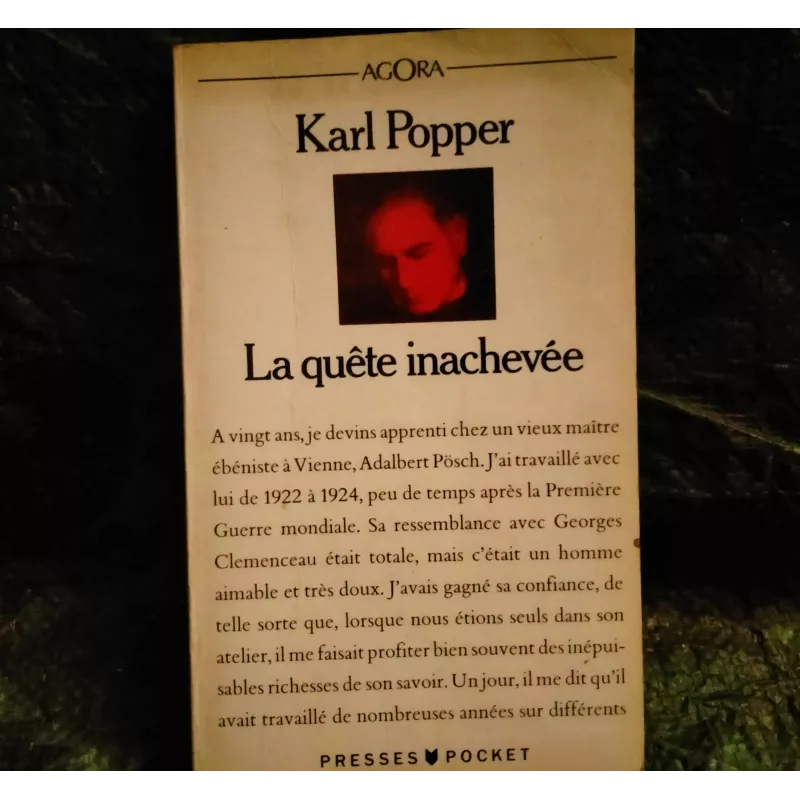La quête inachevée - Karl Popper Livre