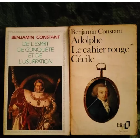 Benjamin Constant Pack 2 Livres