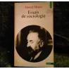 Essais de Sociologie - Marcel Mauss  Livre