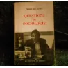 Questions de Sociologie - Pierre Bourdieu  Livre