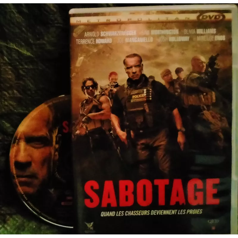 Sabotage - Schwarzenegger Film DVD VF 2014