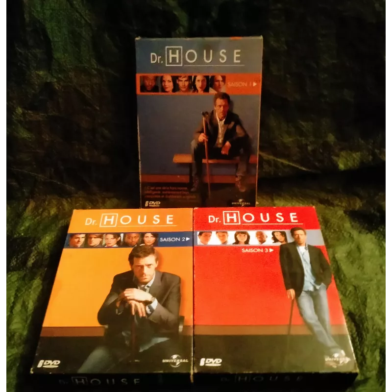 Dr. House - Intégrale de la Saison 1 - 2 - 3 - Pack 3 Coffrets 18 DVD