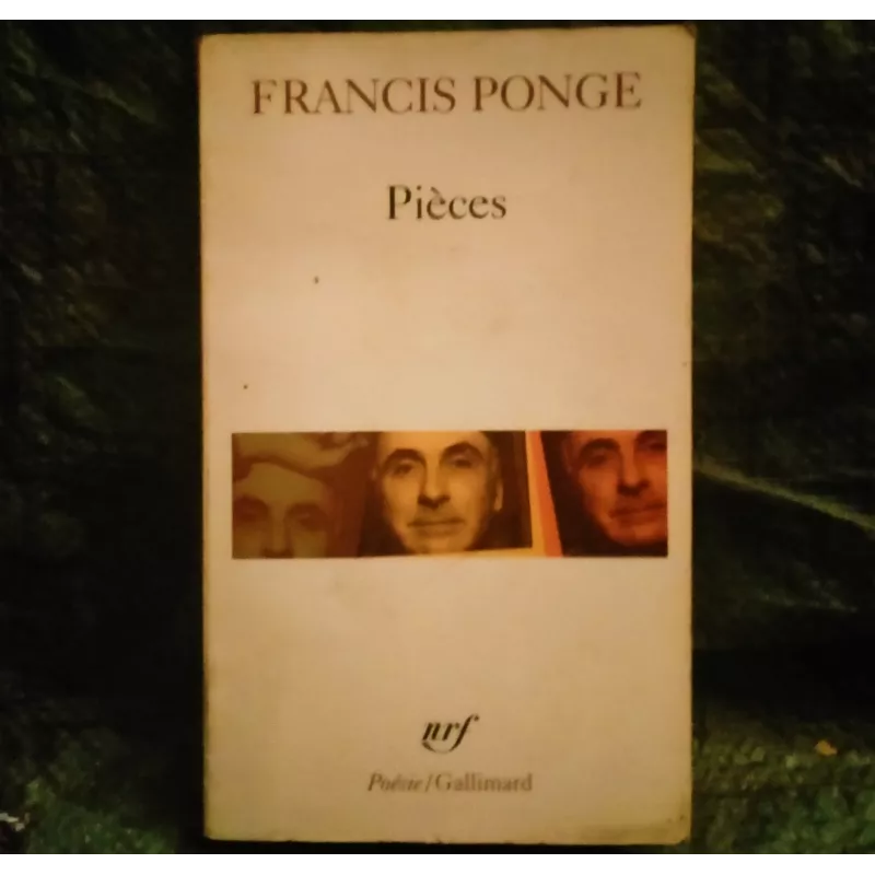 Pièces - Francis Ponge Livre