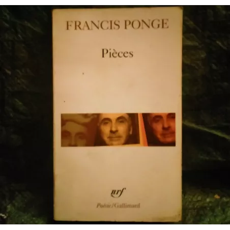 Pièces - Francis Ponge Livre