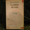 Le plaisir du texte - Roland Barthes  Livre