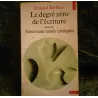 Le degré zéro de l'écriture suivi de Nouveaux essais critiques - Roland Barthes  Livre