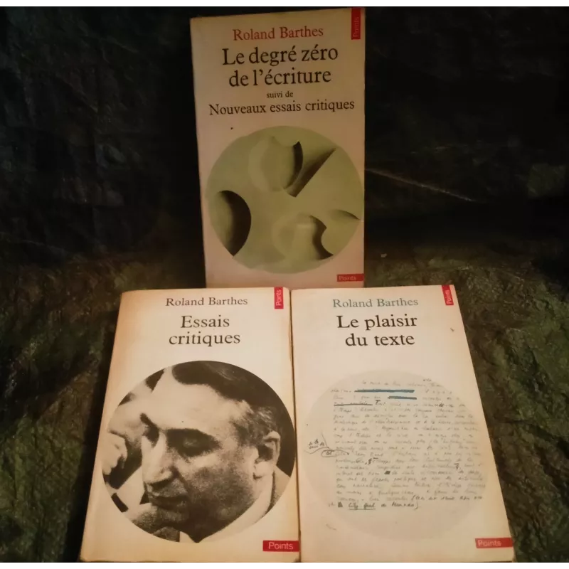 Roland Barthes Pack 3 Livres