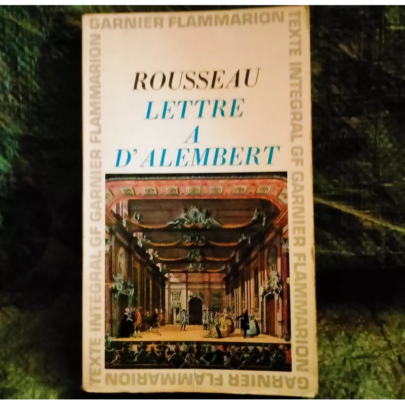 Lettre à d'Alembert - Jean-Jacques Rousseau  Livre
