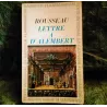 Lettre à d'Alembert - Jean-Jacques Rousseau  Livre