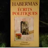 Livre Ecrits politiques - Jurgen Habermas