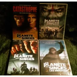 La planète des singes Pack 4 Films DVD