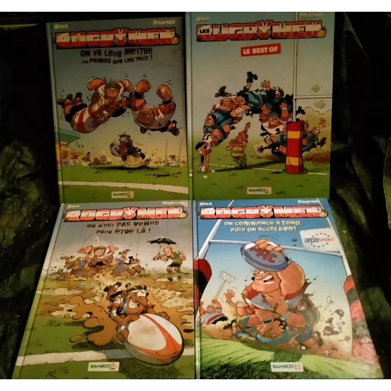 Les Rugbymen Pack 4 Tomes - BD