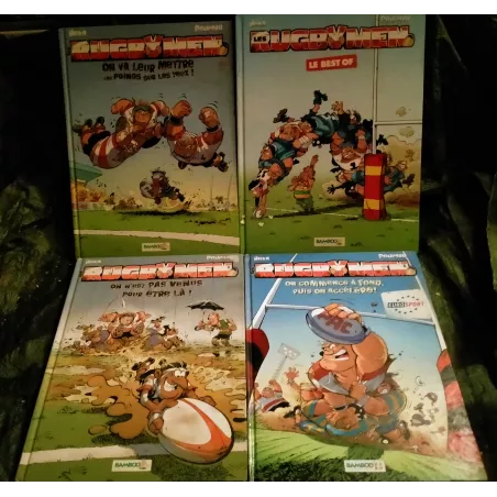 Les Rugbymen Pack 4 Tomes - BD