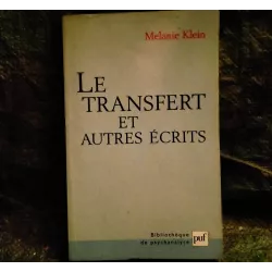 Livre Le transfert et autres écrits - Melanie Klein
