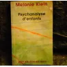 Livre La Psychanalyse des enfants - Melanie Klein