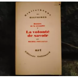 Histoire de la sexualité Tome 1  Livre Michel Foucault
