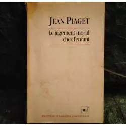 Livre Le jugement moral chez l'enfant - Jean Piaget