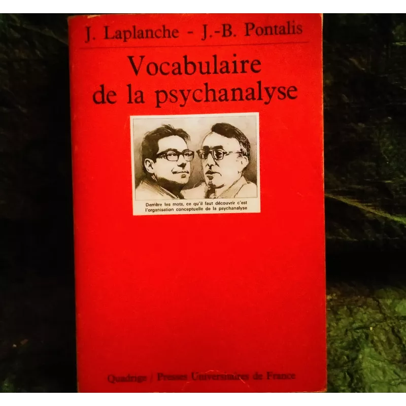 Livre Vocabulaire de la Psychanalyse - J. Laplanche et J-B Pontalis