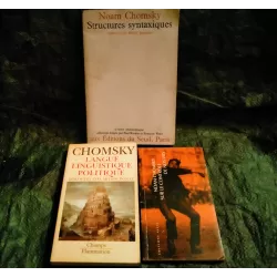 Pack 3 Livres Noam Chomsky
