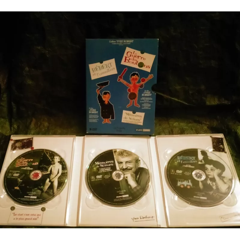 La guerre des boutons + Bébert et l'Omnibus - Coffret 2 Films DVD Yves Robert - Galabru - Richard