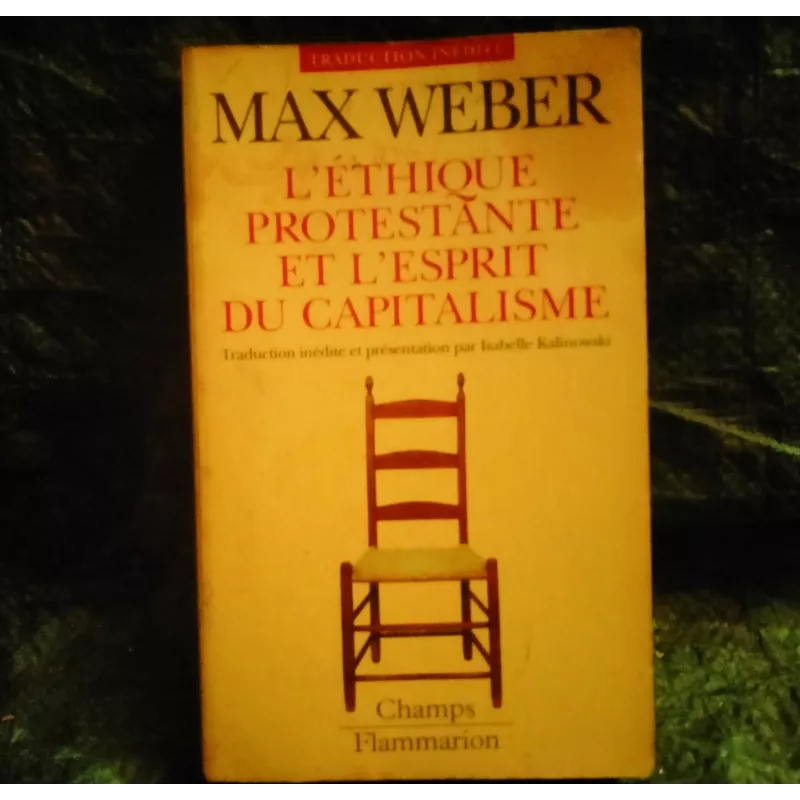 l'éthique protestante et l'esprit du capitalisme - Max Weber  Livre