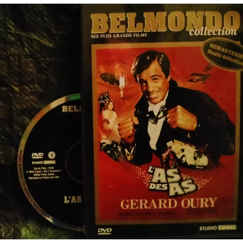 DVD L'as des as - Oury Belmondo Film 1982