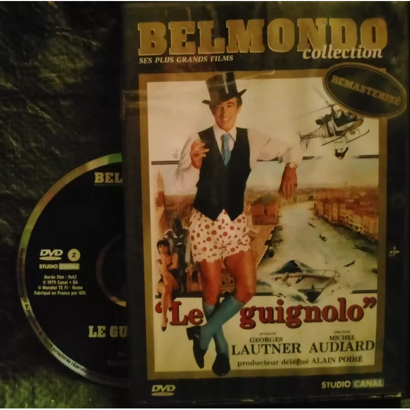 DVD Le Guignolo - Lautner Belmondo Galabru Film 1980 Studio canal