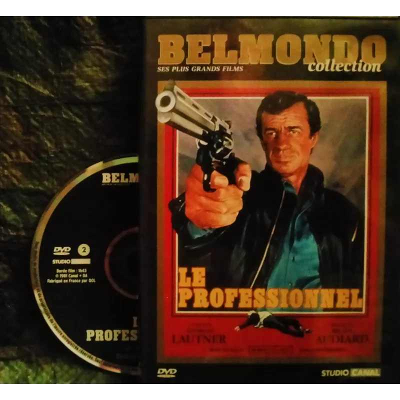 dvd Le Professionnel - Lautner Belmondo Lefèbvre Hossein Film 1981 Studio canal