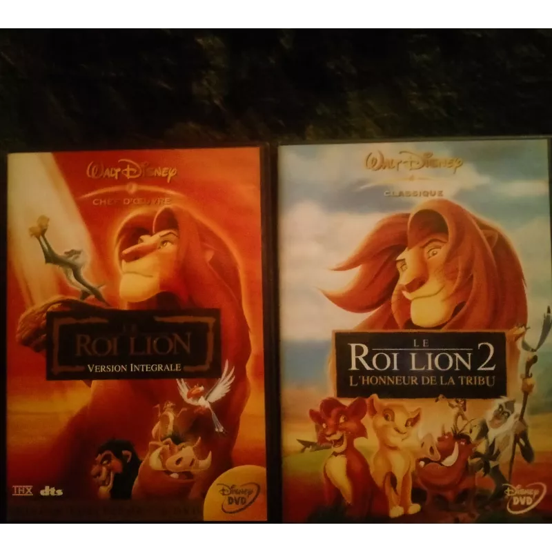 Le roi lion 1 et 2 - Pack 2 Films 3 DVD