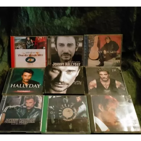 Johnny Hallyday Pack 10 CD + 1 DVD 132 Titres