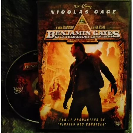 Benjamin Gates et le trésor des templiers - Turteltaub - Cage - Kruger  Film DVD 2004
