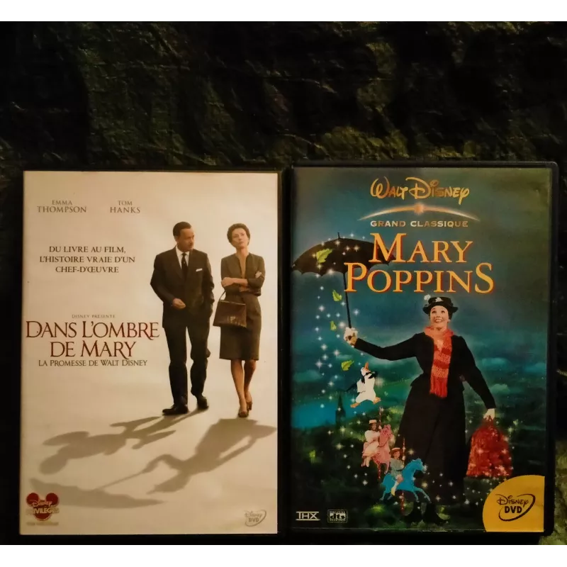 Mary Poppins  Dans l'ombre de Mary  Pack 2 Films DVD Tom Hanks