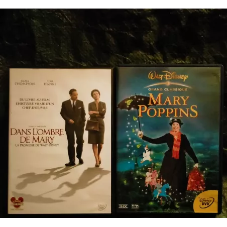 Mary Poppins  Dans l'ombre de Mary  Pack 2 Films DVD Tom Hanks