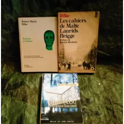 Rainer Maria Rilke Pack 3 Livres