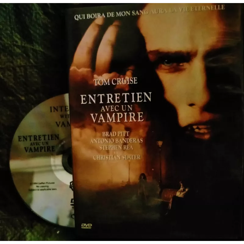 Entretien avec un vampire - Jordan - Pitt - Cruise - Banderas - Slater - Dunst  Film DVD 1994