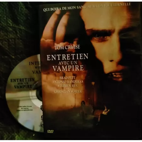 Entretien avec un vampire - Jordan - Pitt - Cruise - Banderas - Slater - Dunst  Film DVD 1994