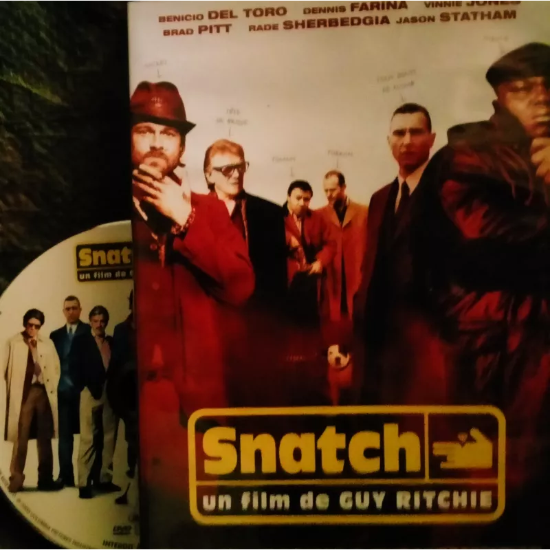 Snatch tu braques ou tu raques -  Ritchie - Pitt - Statham  Film DVD 2000