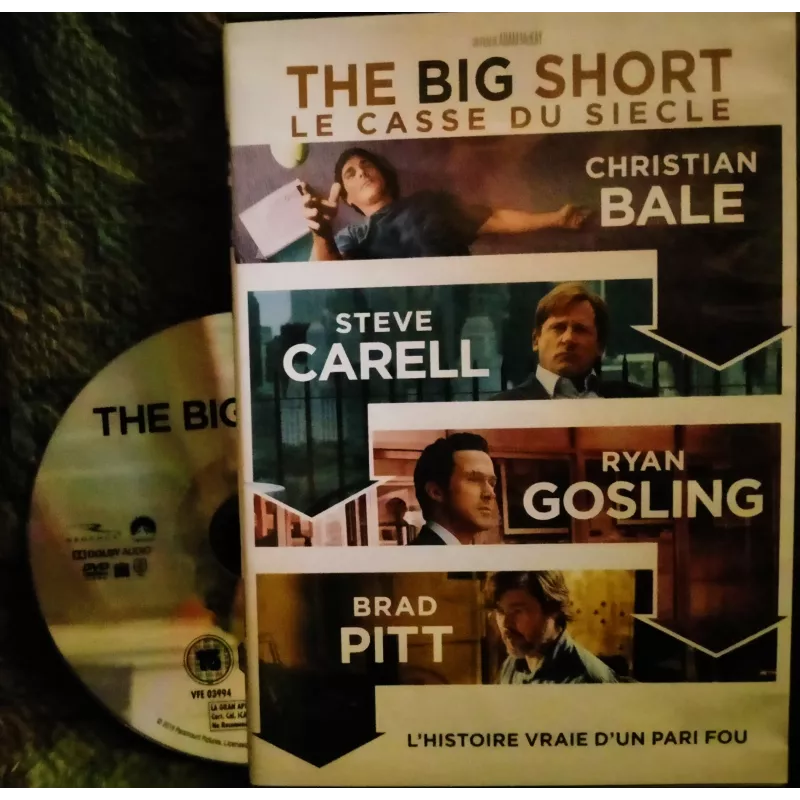 The big short le casse du siècle - Bale Pitt Film DVD VF 2015